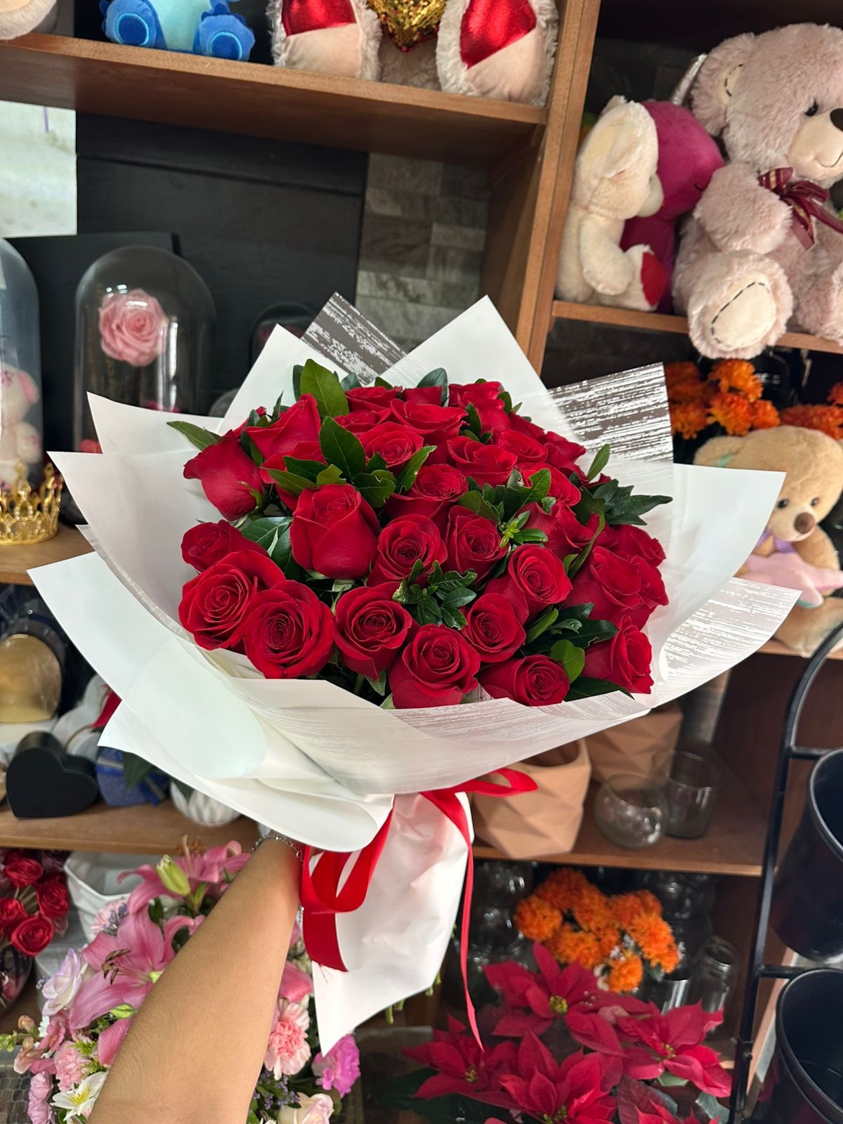 Ramo 50 rosas rojas